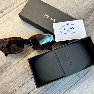 Prada Brown Tortoise Sunglasses